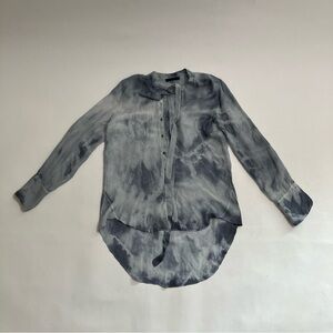 KES silk tie dyed oversized button down
